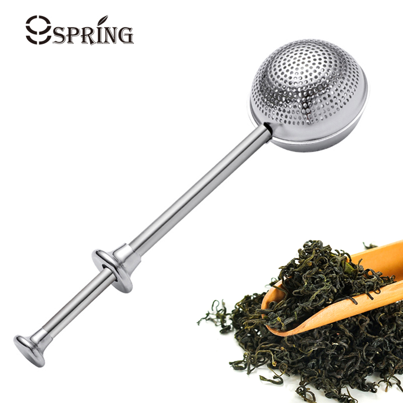 Herbal Tea For Wellness - Colador de té de acero inoxidable,