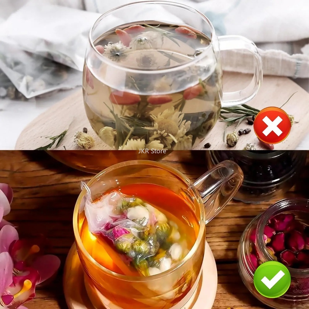 Bolsitas de Tela para Filtrar  - Herbal Tea For Wellness reseña y precio