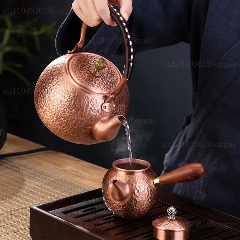 Tetera de cobre hecha a mano,  - Herbal Tea For Wellness reseña y precio