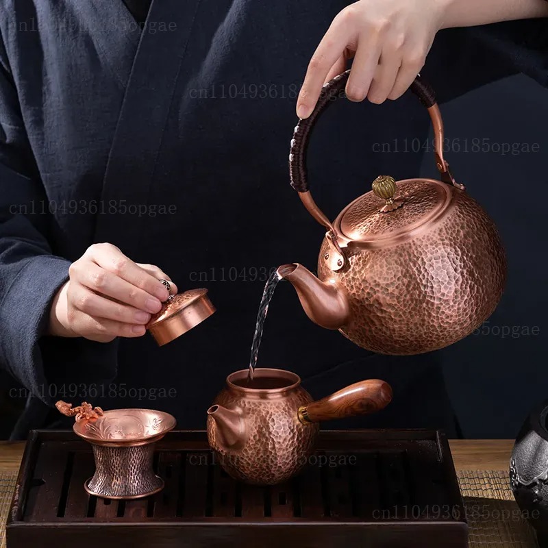 Tetera de cobre hecha a mano,  - Herbal Tea For Wellness reseña y precio